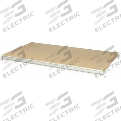 HALLOWELL Bulk Rack Shelf: 48 in x 48 in x 3 1/8 in, 14 ga Beams - Particleboard Decking Bulk Rack Shelf Kits