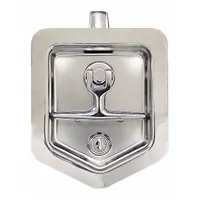 BUYERS PRODUCTS T-Handle Latch,Stainless,Single Point: Lock, Truck Boxes, 5 1/2 in Overall Ht (MPN L8816). Key specifications — Type: Lock; Compatible with Manufacturer Model No.: Universal Truck Boxes; Compatible with Product Type: Truck Boxes; Includes: Gasket; Material: Stainless Steel; Color: Silver; Brand: BUYERS PRODUCTS.