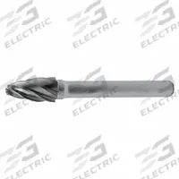 CLE-LINE Carbide Bur: Ball-Nosed Tree, SF-1, Aluminum Cut, 1/4" x 5/8" Head, 1/4" Shank (MPN C10036). Key specifications — Trade Number: SF-1; Brand: CLE-LINE.