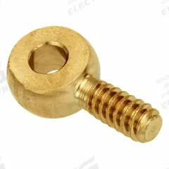 AMPG Fixed Rod End: Brass, Plain, 30 mm Hole Center-to-End Lg, Right Hand, M6-1.00 Thread Size (MPN ZEBM6X30-BR). Key specifications — attr952243: AMPG.