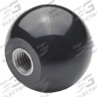 JW WINCO Ball Knobs: Ball, Plastic w/ Steel Thread, M12 Thread, 18 mm Thread Lg, 50 mm Dia (MPN 319-KU-50-M12-E). Key specifications — Brand: JW WINCO.