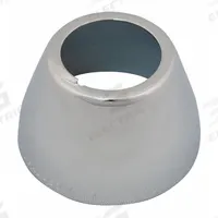CHICAGO FAUCETS Escutcheon: For Widespread Faucets Series, Brass, Chrome Finish, 1 1/4 in Overall Wd (MPN 785-300JKCP). Key specifications — Finish: Chrome; Compatible Series: Widespread Faucets; Brand: CHICAGO FAUCETS.