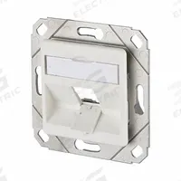 METZ CONNECT Wall Outlet: UPK, GD-Zn (Zinc Die-Cast), Individual Keystone Modules, 1 Ports (MPN 130B20D11102KE). Key specifications — Housing Material: GD-Zn (Zinc Die-Cast); Includes Connector: Unequipped; Mounting Type: UPK; Product Type: Wall Outlet; Connector Color: White; Connection Type: Individual Keystone Modules.