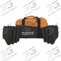 QUICK DAM Flood Bag Emergency Kit: Fresh Water, 3 1/2 in Overall Ht, 6 1/2 in Overall Wd (MPN QDDUFF17-4). Key specifications — Color: Black; Bag Material: Polypropylene; Brand: QUICK DAM; Fill Material: Polymer; For Water Salinity: Fresh Water.