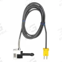 APPROVED VENDOR Grill Temperature Probe With Magnet: 32°F to 399°F /0°C to 204°C, Type K, Bolt (MPN 5RME9). Key specifications — Brand: APPROVED VENDOR; Cable Material: PVC; Cable Length: 5 ft 6 in; Process Mounting Connection: Bolt; Maximum Wire Gauge: 26 AWG.