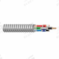 SOUTHWIRE Metal Clad Cable: 12 AWG, 4 Conductors, Copper, 250 ft, Aluminum, Std, THHN/THWN (MPN 56680101). Key specifications — Brand: SOUTHWIRE.