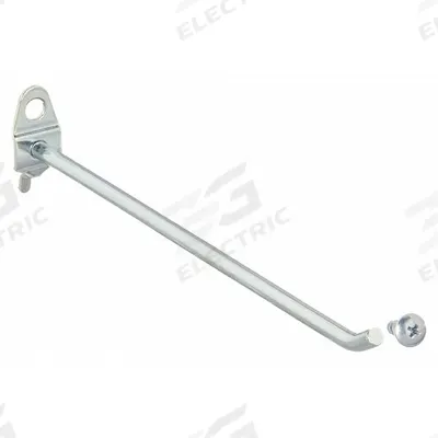 APPROVED VENDOR Single Rod Pegboard Hook: 1/4 in Peg Hole, For 1 in Pegboard Hole Spacing - Hooks for Round-Hole Pegboard