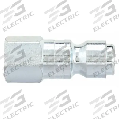 PARKER Quick Connect Hose Coupling: 1/2 in Body Size, 3/8 in Hose Fitting Size - Tru-Flate Automotive Steel Quick-Connect Air Coupling Plugs