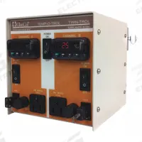 GLAS-COL Dual Temperature Control: 120V AC (MPN 108A Twintrol). Key specifications — Features: Auto-Tune Feature Minimizes Setpoint Overshoot and Learns Your Process; Product Type: Dual Temperature Control; Voltage: 120V AC; Brand: GLAS-COL.