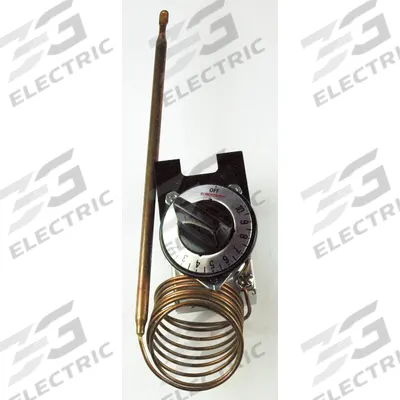 ROBERTSHAW Electric Thermostat: 140°F to 500°F Temp Range, 140 to 500 Dial, 48 in Capillary - Electric Cooking Thermostats