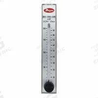 DWYER Flowmeter: Variable Area Flowmeter, Variable Area, Panel Mount, Vertical, Gallons/Liters, FNPT (MPN RMB-53-SSV). Key specifications — O-Ring Material: Buna-N; Includes Flow Rate Adjustment Knob: Yes; Mounting Orientation: Vertical; Unit Of Measure: Liters; Brand: DWYER; Accuracy: 3%.