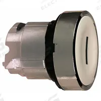 SCHNEIDER Flush Push Button: 22 mm Mounting Size, Metallic, Momentary (MPN ZB4BA131). Key specifications — Brand: SCHNEIDER; Action: Momentary; Legend: I; Series: XB4; Push Button Material Type: Metallic.