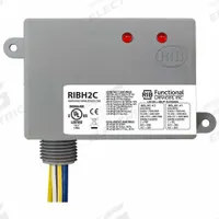 RIB Enclosed Pre-Wired Relay: 10 A Rating, DPDT, 0.75 in NPT (MPN RIBH2C). Key specifications — Nipple Size: 0.75 in NPT; Brand: RIB.