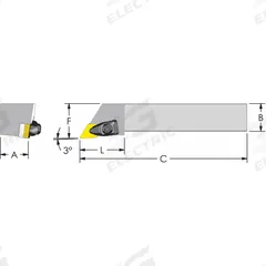 ULTRA-DEX USA Indexable Turning and Profiling Tool Holder: DDJNR 20-4D (MPN 974-000-012). Key specifications — attr257703: DDJNR 20-4D.