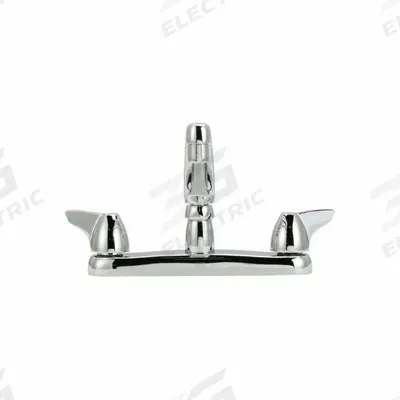 ZURN Low Arc Kitchen Faucet: AquaSpec, Brass, Centerset, Deck, 2 Mounting Holes - Widespread Kitchen Faucets