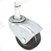 APPROVED VENDOR Stem Caster: Swivel, No Brake, 2 in Wheel Dia., 7/8 in Wheel Wd, Rubber, Rubber, Std (MPN 30753). Key specifications — attr1111099: APPROVED VENDOR; attr1111095: Black; attr1176855: Swivel.