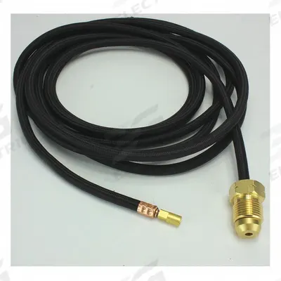 AMERICAN TORCH TIP Power Cable: 12 1/2 ft, 1-Piece, Braided Rubber - TIG Power Cables