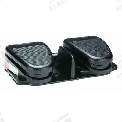 LINEMASTER Foot Switch: Twin Clipper Series, 2 Pedals, Momentary - Twin-Pedal Foot Switches