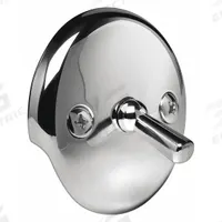 DEARBORN BRASS Two-Hole Overflow Plate with Lever: Universal, Zinc, Chrome Finish (MPN 4503-1). Key specifications — Trim Finish: Chrome; Trim Plate Material: Zinc; Product Type: Two-Hole Overflow Plate with Lever; Brand: DEARBORN BRASS; Compatible Series: Universal.