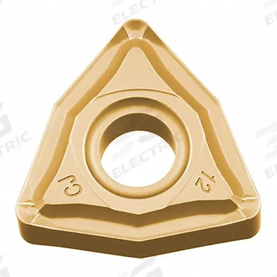 KYOCERA Turning Insert: WNMG433CJ CA515 - Trigon (W) Indexable Turning Inserts