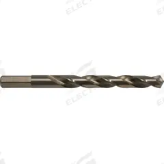CLE-LINE Jobber Length Drill Bit: 7/64", 135° Split Point, Straw/Bronze Cobalt, Hex Shank (MPN C10603). Key specifications — attr1229327: 0.1094.