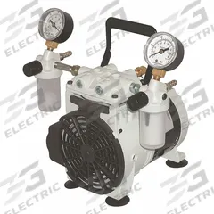 WELCH Piston Vacuum Pump: 0.25 hp, 1 Phase, 115V AC, 100 psi Max Continuous Pressure, 1.6 cfm (MPN 2546B-01). Key specifications — attr50761: 115V AC; attr50712: WELCH; attr51763: 1.