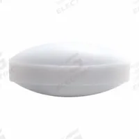 Stirring Bar: Egg, PTFE, 50.8 mm Overall Lg, 19.05 mm Dia, 19.05 mm Overall Wd - Metric, White (MPN CG-2005-15). Key specifications — Color: White; Brand: CHEMGLASS; Product Type: Stirring Bar; Shape: Egg.