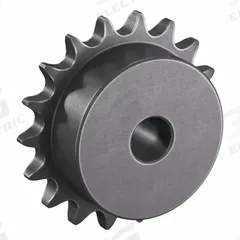 TRITAN Sprocket: One-Sided Hub, For Single Strands, 40, 18 Teeth, 2.879 in Pitch Dia, Steel (MPN 40B18H X 5/8 MPB). Key specifications — attr85387: TRITAN.