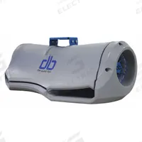 PATTERSON Mounted Fan: 2,480 cfm Airflow, 1 Speeds, 460V AC, 12 ft Max. Mounting Ht, 12 1/8 in Ht (MPN DB-B). Key specifications — Voltage: 460V AC; Number of Speeds: 1; Brand: PATTERSON; Max. Mounting Height: 12 ft.