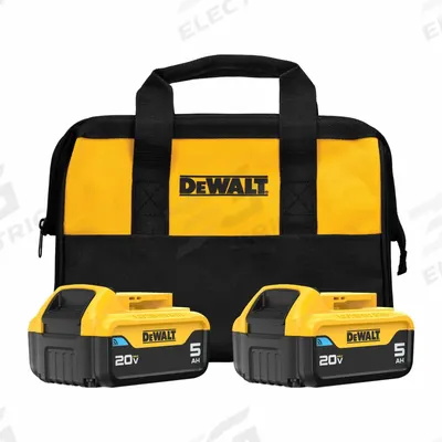 DEWALT Battery Pack: 20V MAX*, 5 Ah, 2 Batteries Included, 20V DC - DEWALT Cordless Tool Batteries