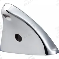 CHICAGO FAUCETS Bathroom Sensor Faucet: ELR, Centerset, Cast Brass, Polished Chrome, Motion Sensor (MPN ELR-E12A-13ABCPT). Key specifications — Voltage: 6V DC; Brand: CHICAGO FAUCETS; Color/Finish: Polished Chrome; Power Source: Battery; Water Supply Type: Hot and Cold Lines.