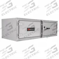 HD RAMPS Underbody Truck Box: Underbody Truck Box, Double Barn Doors Door, 24 in Overall Dp, Silver (MPN TC-182460). Key specifications — Color: Silver; Brand: HD RAMPS; Lock Type: Padlockable.