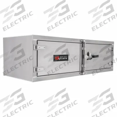 HD RAMPS Underbody Truck Box: Underbody Truck Box, Double Barn Doors Door, 24 in Overall Dp - Double Barn-Door Boxes