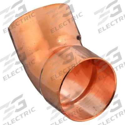 NIBCO Sweat Fitting Elbow: 2 1/2 in CTS x 2 1/2 in CTS, Cup x FTG, Wrot Copper (MPN 606-21/2) - Wrot Copper Tube Fittings