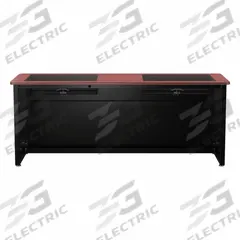 VERSADESK Computer Desk: Wood, Cherry, 0 Drawers, 72 in Overall Wd, 31 in Overall Ht, Black Frame (MPN DV7224-BC). Key specifications — Desktop Material: Wood; Includes Modesty Panel: Yes; Kit Product Type: Computer Desk; Desktop Color: Cherry; Brand: VERSADESK; Frame Color: Black; Frame Material: Steel; Product Type: Computer Desk.