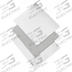 HOFFMAN Interior Panel: Back Panel Panel, 21 in Overall Ht, 21 in Overall Wd, Aluminum, Anodized (MPN A24P24AL). Key specifications — Panel Style: Back Panel; Brand: HOFFMAN; Finish: Anodized; Manufacturer Part Number: A24P24AL; Material: Aluminum.