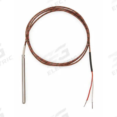 TEMPCO Thermocouple Probe: 32°F to 1,400°F /0°C to 760°C, Type J, 12 in Probe Lg - Thermocouples for Gas Applications