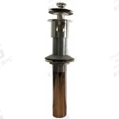 WATCO Sink Drain: Brass, Chrome, 8 in Overall Ht, 2 1/8 in Overall Dia, Slip, 1 1/4 in Pipe Dia (MPN 800-PP-BRS-CP). Key specifications — Product Type: Sink Drain; Brand: WATCO; Finish: Chrome; Material: Brass; Includes Overflow: Yes; Includes: Strainer.