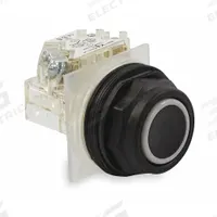SCHNEIDER Flush Push Button Operator: Non-Illuminated, Flush Profile, Non-Metallic, 30 mm, 1NC (MPN 9001SKR1BH6). Key specifications — Brand: SCHNEIDER; Action: Momentary; Series: 9001SK; Push Button Material Type: Non-Metallic.