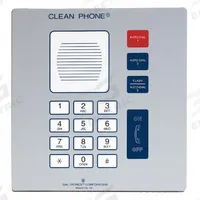 HUBBELL GAI-TRONICS Cleanroom Telephone: Flush Mount, Clean Room Speakerphones, Wall, Speakerphone (MPN 295-001F). Key specifications — Resistance Properties: Chemical Resistant; Speakerphone: Yes; Voicemail: No; Volume Control: No; Manufacturer Part Number: 295-001F; Cord Type: Cordless; Call Waiting: No; Caller ID: No.