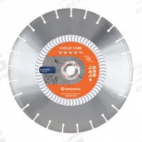 HUSQVARNA Diamond Saw Blade: Asphalt, 24 in Blade Dia., 1 in Arbor Size, Wet, Better, Segmented (MPN Banner Black 500 B-R). Key specifications — attr1097734: Wet; attr1097738: Large Flat Saw; attr1097751: HUSQVARNA.