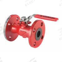 KECKLEY Manual Two-Way Ball Valve: 1/2 in, Carbon Steel, Straight, Class 300 Flange, One-Piece (MPN BVF1RF4RCSRGSL-050). Key specifications — Brand: KECKLEY; Handle: Locking Lever.