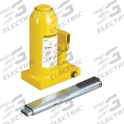 ENERPAC High-Clearance Bottle Jacks: Steel, Manual Handle, Mechanical