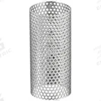 MUELLER STEAM SPECIALTY Strainer Screen: Perforated, 0.033 in Screen Size, 4.5625 in Lg (MPN 1 581 cs replacement screens). Key specifications — Brand: MUELLER STEAM SPECIALTY; Manufacturer Part Number: 1 581 cs replacement screens; Screen Material: 304 Stainless Steel.