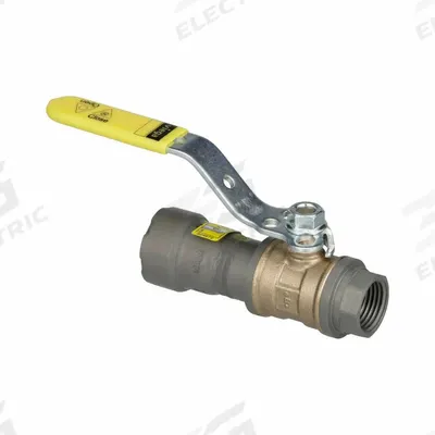 VIEGA MEGAPRESS Manual Two-Way Ball Valve: 1/2 in, Bronze, Straight - Bronze Ball Valves