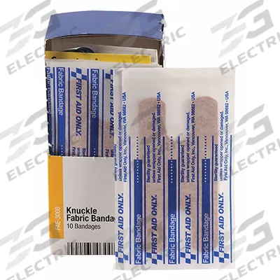 FIRST AID ONLY Adhesive Bandage: Knuckle Bandages, 1 1/2 in Wd, 3 in Lg