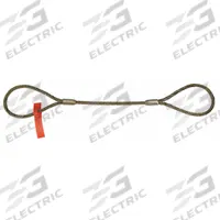 Sling,Wire Rope,12 Ft L,Vert Cap 5600 lb (MPN 58EZEEX12). Key specifications — Brand: LIFT-ALL; Rope Coating Type: Galvanized; Sling Material: Steel; Source of Supply: Made in USA.