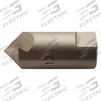 SHAVIV Deburring Replacement Blade: F12, High-Speed Steel, Right Hand/Left Hand (MPN 151-29049). Key specifications — Blade Trade Number: F12; Primary Material Application: Copper; Brand: SHAVIV.