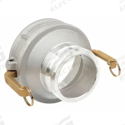 DIXON VALVE & COUPLING Cam and Groove Adapter: 75 psi Max. Working Pressure @ 70 F, 5 5/8 in Overall Lg - Type DA Aluminum Cam & Groove Fittings