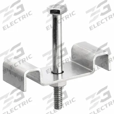 FIBERGRATE Fiberglass Grating Clip: 316 Stainless Steel, Fits 2 in Bearing Bar Spacing - Raw Materials